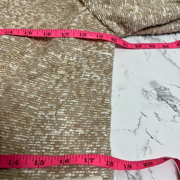 Lafayette 148 Tan and Cream tweed blazer single button Sz 10 - Picture 7 of 7